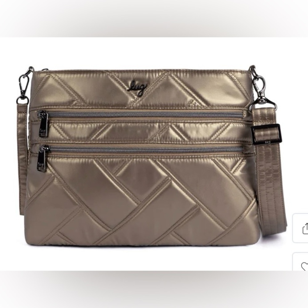 Lug Dazzle SE Crossbody Bag in Metallic Walnut